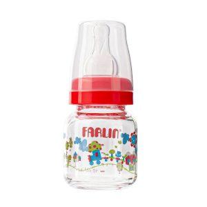 Farlin Newborn Baby Transparent Glass Feeding Bottle 60ml