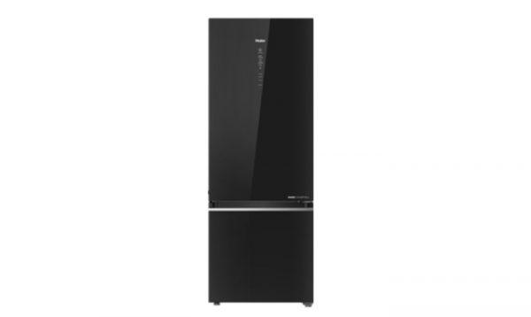 Haier 346L Black Mirror Glass Finish Inverter Bottom Freezer Refrigerator - Model: HRB-3664PKG - Image 2