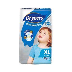 Drypers Wee Wee Dry Disposable Baby Diapers XL 50Pcs in a pack