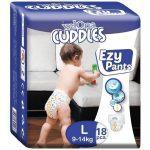 Velona Cuddles EZY Baby Pants Diapers L 18Pcs in a pack