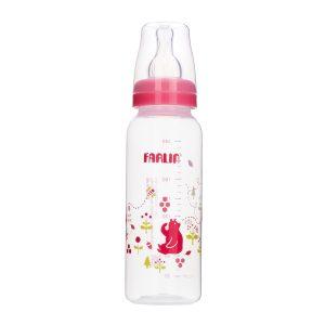 Farlin PP Standard Baby Neck Feeder Bottle 240ml Pink