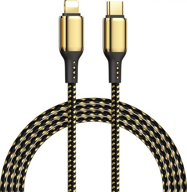 WIWU Golden Data Cable Type C to Lightning 1.2M