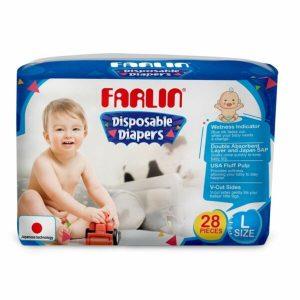 Farlin Disposable Baby Diapers L 28Pcs in a pack