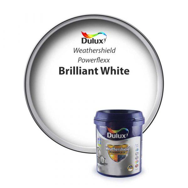 Dulux Weathershield Exterior Emulsion Powerflexx Brilliant White Paint 1l - Image 2