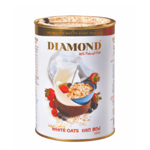 Diamond White Oats 500g Can
