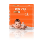 Marvel Baby Diapers Extra Large 16 pcs