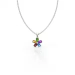 Colored Petal Irene Pendant