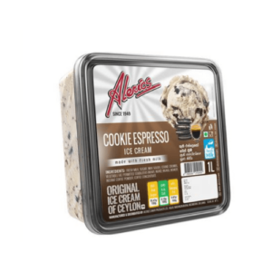 Alerics Cookie Espresso Ice Cream 1l tub