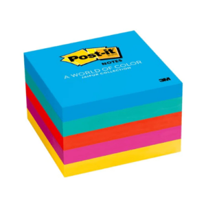 3M Post-it Sticky Notes Jaipur Colours 3X3 5 Pack