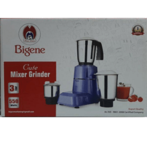 Bigene Mixer Grinder 550w with 3Jar