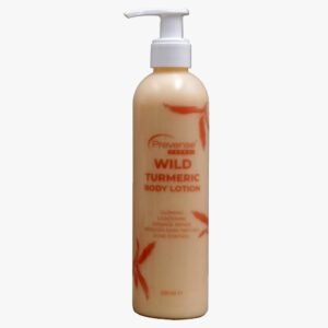 Prevense Wild Turmeric Body Lotion 300ml in a bottle