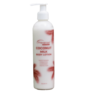 Prevense Coconut Milk Body Lotion 300ml in a bottle