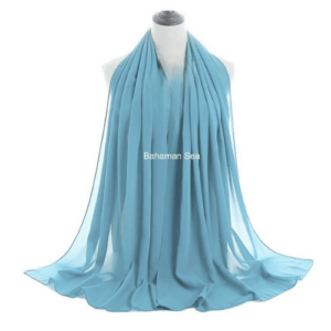 an image of a Sea Blue colour shawl