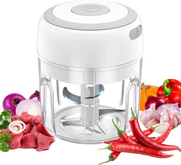 Electric Mini Food Chopper, Processor and Blender (250ml) - Image 3