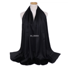 an image of a Black colour shawl