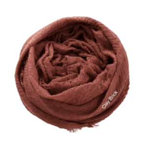 an image of a Clay Brick colour shawl