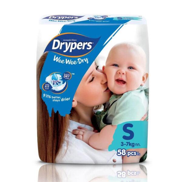 Drypers Wee Wee Dry Baby Diaper Small 58pcs