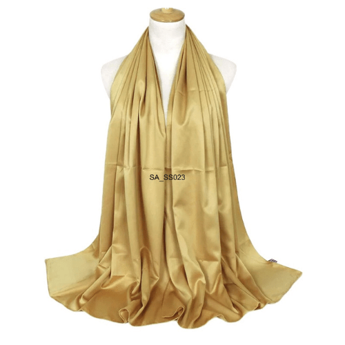 Gold satin hot sale shawl