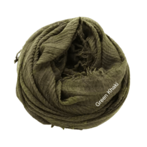 an image of a Green Khaki colour shawl