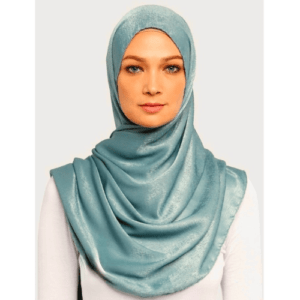 an image of a Light Turquoise colour shawl