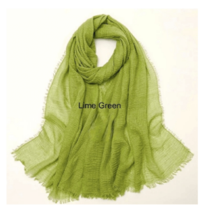 an image of a Lime Green colour shawl