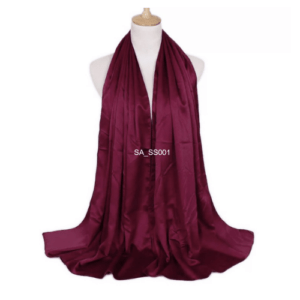 an image of a Maroon colour shawl