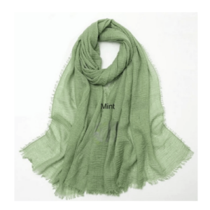 an image of a Mint green colour shawl