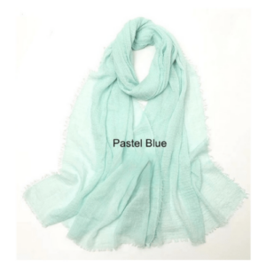 an image of a Pastel Blue colour shawl