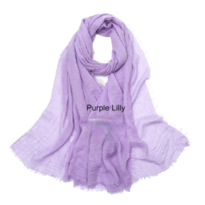 An image of a Purple Lilly colour shawl