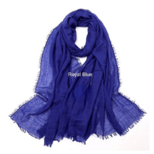 an image of a Royal Blue colour shawl