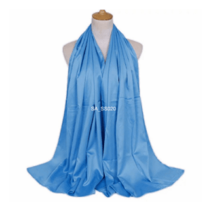 an image of a Light Blue colour shawl