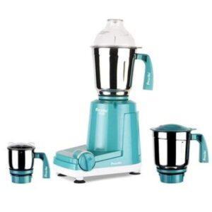 image of a mixer grinder in blue colour