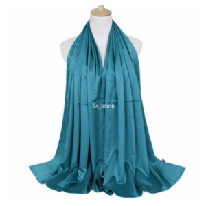 an image of a Teal Blue colour shawl