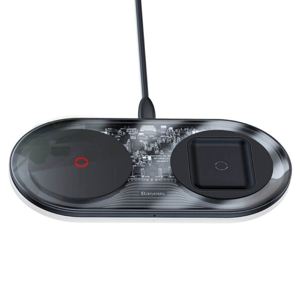 Baseus Simple 2in1 Wireless Charger Turbo Edition 24W (with 12V Charger) - Image 2