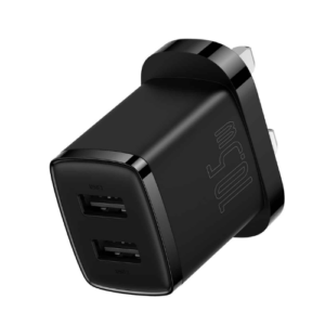 Baseus 10.5w Dual Usb UK Pin Adapter – CCXJ010301