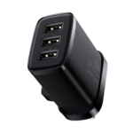 Baseus Compact 17W 3U Charger UK Black - CCXJ020301 (3)