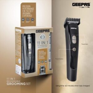 Geepas 11 in 1 Rechargeable Grooming Set with Display