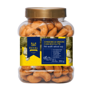 Cheese & Onion Cashew Nuts 250g