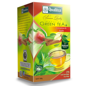 All Natural Green Tea Cinnamon & Apple Flavoured 25Tb
