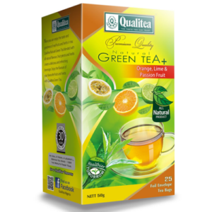 All Natural Green Tea Orange, Lime and Passion Fruit Flavoured 25Tb