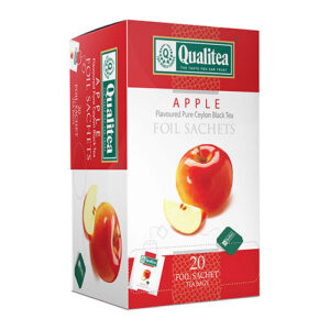 Qualitea Black Tea Apple Flavored 20 Tea Bag Pack