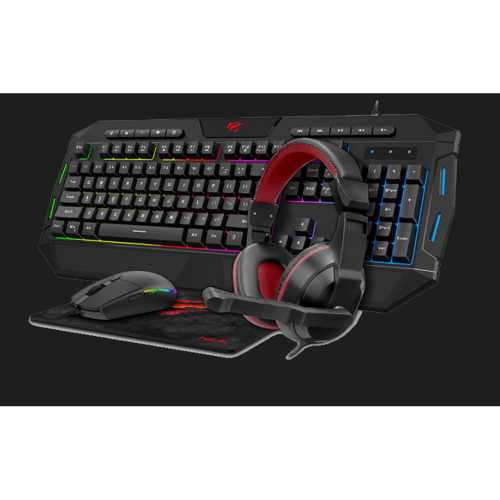 an image of a gaming Keyboard And Mouse 4 In 1 Combo KB501 CM