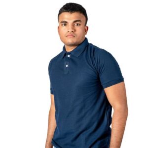 Premium Polo T-Shirt – Navy Blue