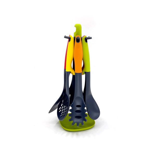 IBILI Colourful Kitchen Utensils Set 6 with Stand - 43483 - Image 2