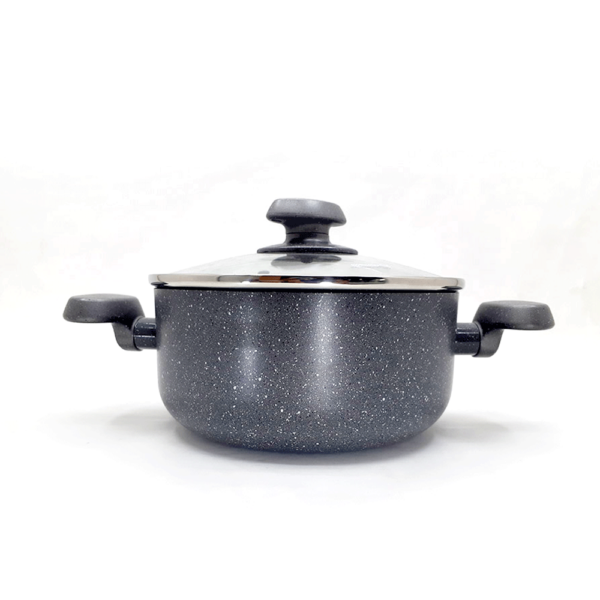 Korkmaz Mia Granit Aluminum Casserole Pot - 2802 - Image 2