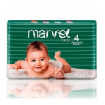 Image of Marvel Baby Diapers 4s Pack Medium