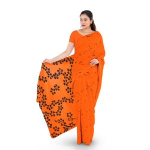 An image of a batik saree