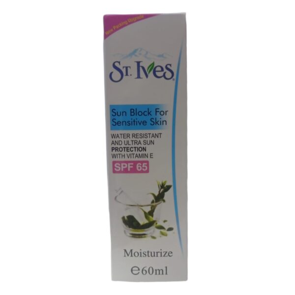 St.Ives SPF 65 Sun Block Moisturize Cream 60ml - Image 3