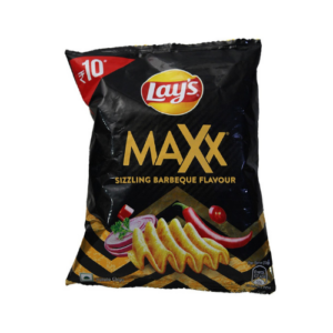Lay's Maxx Sizzling Barbeque Flavour Potato Chips 22.5g