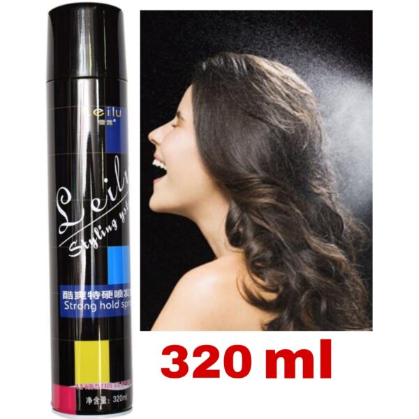 Leilu Super Hold Hair Spray 320ml - Image 2